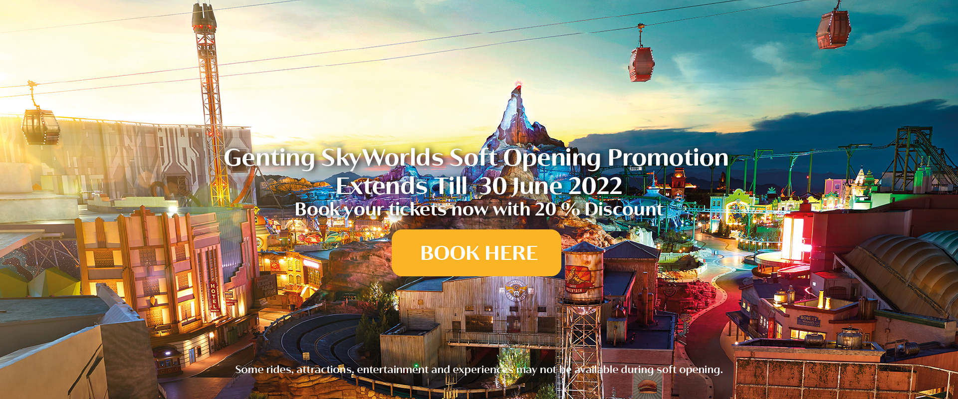 Genting skyworld theme park ticket price 2021